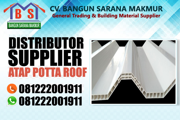 distributor atap potta roof